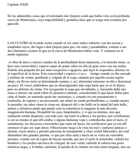 LAS ENSOÑACIONES DE DON QUIJOTE