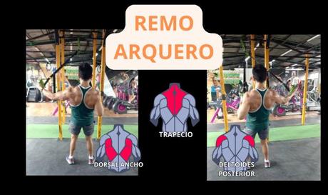 5 Ejercicios para Espalda con TRX 12 Ejercicio para espalda con TRX - Remo arquero