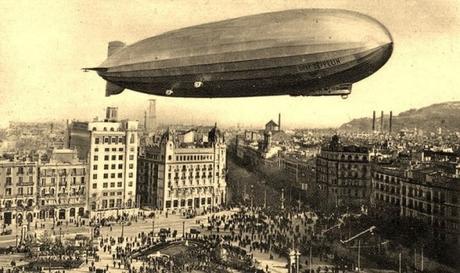 1929: el Graf Zeppelin pasó por Santander