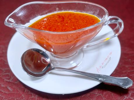 Tomate frito casero en thermomix en su punto de acidez