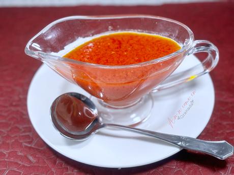 Tomate frito casero en thermomix en su punto de acidez