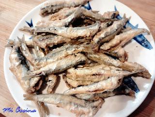 Pipirrana malagueña boquerones fritos 