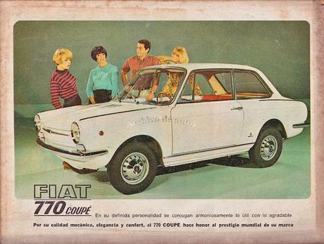Fiat 770 Coupé de Vignale fabricado por Fiat Concórd