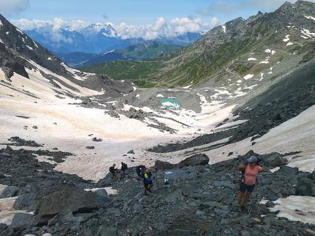 Circular al Bec de Rosses desde Verbier (Alpes suizos)