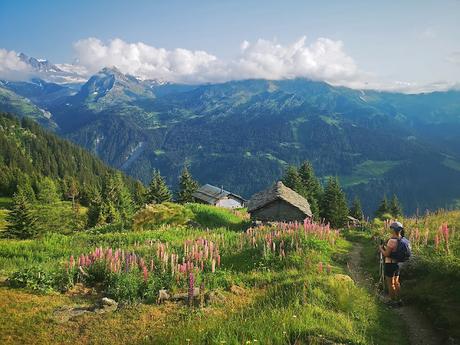 Circular al Bec de Rosses desde Verbier (Alpes suizos)