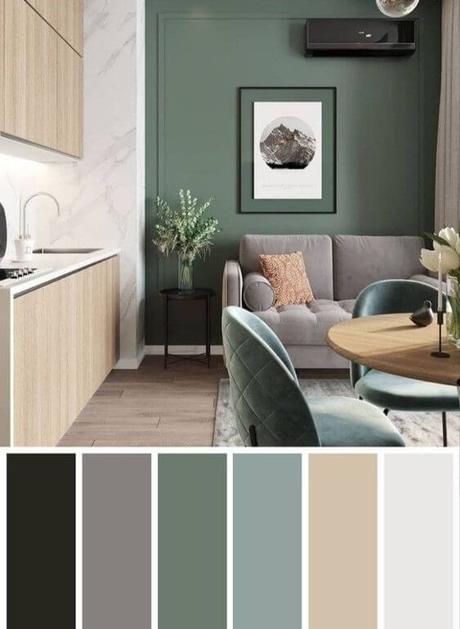 Decorar con colores fríos para interiores: elegancia y tranquilidad
