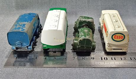 Camiones cisternas de las marcas Husky y Matchbox Camiones cisternas de las marcas Husky y Matchbox