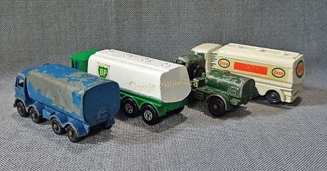 Camiones cisternas de las marcas Husky y Matchbox Camiones cisternas de las marcas Husky y Matchbox