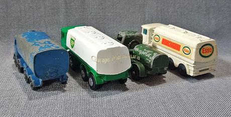 Camiones cisternas de las marcas Husky y Matchbox Camiones cisternas de las marcas Husky y Matchbox