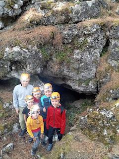Salida con los peques de la Escuela de Espeleología