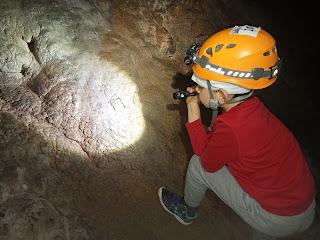 Salida con los peques de la Escuela de Espeleología