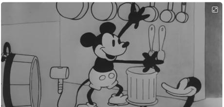 Peliculas de terror de Disney: Steamboat Willie', el cortometraje de Mickey en su versiòn terrorifica.