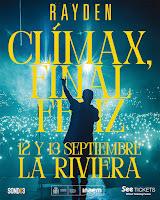 Conciertos de despedida de Rayden en Sala La Riviera