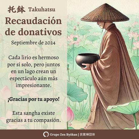 Recaudación de donativos para septiembre de 2024