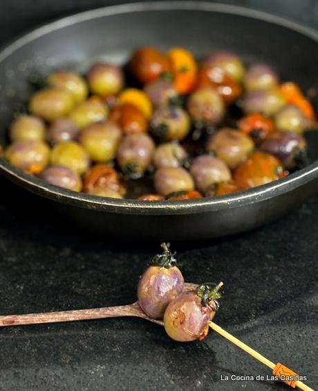 Tomate Cherry Negro Confitado