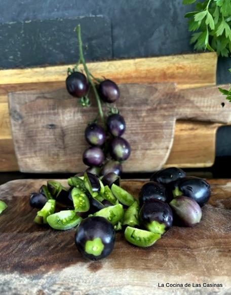 Tomate Cherry Negro Confitado