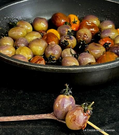 Tomate Cherry Negro Confitado