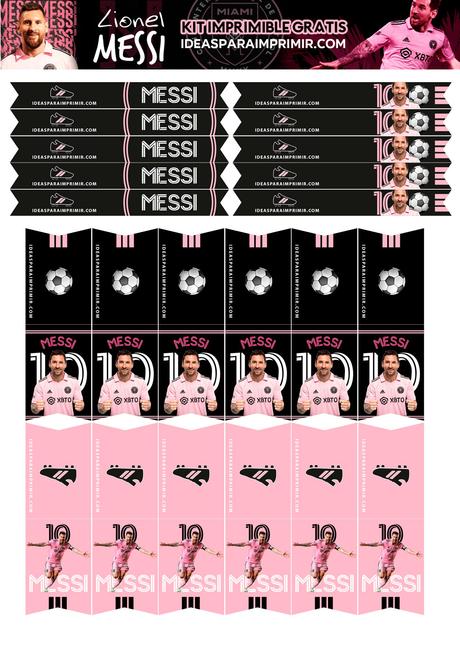 KIT de cumpleaños de MESSI INTER MIAMI para imprimir GRATIS. Incluye invitaciones editables!! KIT de cumpleaños de MESSI INTER MIAMI para imprimir GRATIS. Incluye invitaciones editables!!