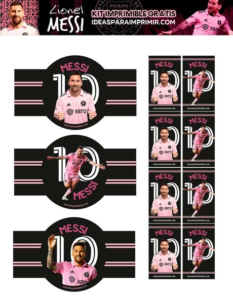 KIT de cumpleaños de MESSI INTER MIAMI para imprimir GRATIS. Incluye invitaciones editables!! KIT de cumpleaños de MESSI INTER MIAMI para imprimir GRATIS. Incluye invitaciones editables!!