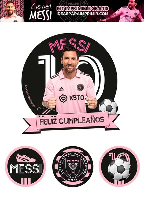 KIT de cumpleaños de MESSI INTER MIAMI para imprimir GRATIS. Incluye invitaciones editables!! KIT de cumpleaños de MESSI INTER MIAMI para imprimir GRATIS. Incluye invitaciones editables!!