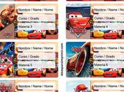 [+10] Etiquetas escolares CARS Rayo McQeen GRATIS para editar imprimir!