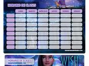 Â¡GRATIS! Horarios Clases WISH, Poder Deseos para imprimir