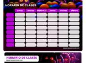 Â¡GRATIS! Horarios Clases Five Nights Freddys (FNAF) para imprimir