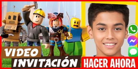 KIT de cumpleaÃ±os de ROBLOX para imprimir GRATIS. Incluye invitaciones editables!!