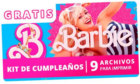 KIT de cumpleaÃ±os de BARBIE imprimible GRATIS. Incluye invitaciones editables!!
