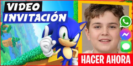 KIT de cumpleaÃ±os de SONIC imprimible GRATIS. Incluye invitaciones editables!!