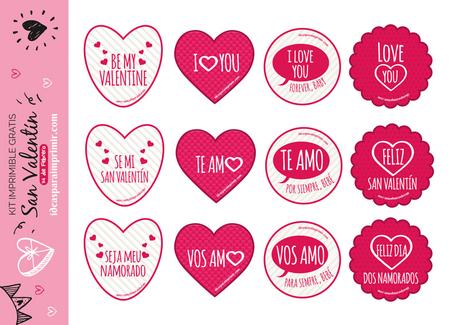 [42] ImÃ¡genes de SAN VALENTÃN / DÃA DE LOS ENAMORADOS con frases para imprimir (GRATIS)