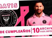cumpleaÃ±os Messi imprimible GRATIS.