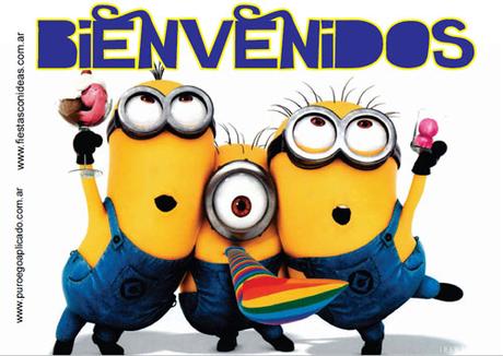 Minions | Cartel de Bienvenida para imprimir gratis