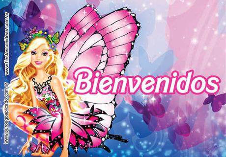 Barbie | Cartel de bienvenida para imprimir gratis