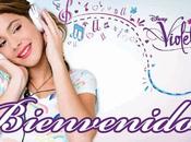 Violetta Cartel bienvenida para imprimir gratis