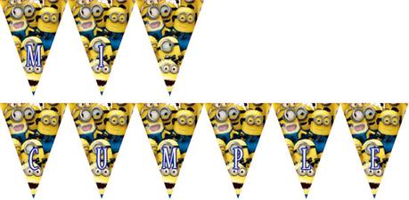 Minions | Banderines para imprimir gratis