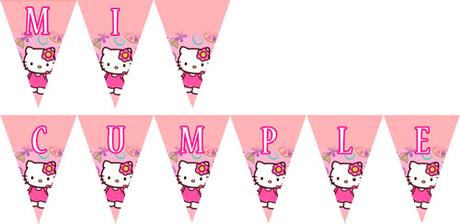 Hello Kitty | Banderines para imprimir gratis