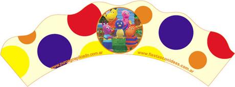 Backyardigans | Wrappers para Cupcakes para imprimir