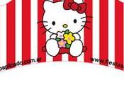 Hello Kitty Wrappers para Cupcakes imprimir