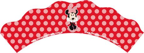 Minnie | Wrappers para Cupcakes para imprimir