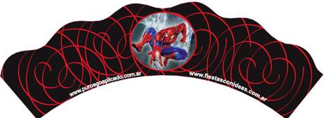 Spiderman - Hombre Araña | Wrappers para Cupcakes para imprimir Spiderman - Hombre Araña | Wrappers para Cupcakes para imprimir