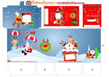 Cajita de navidad para regalar Cajita de navidad para regalar