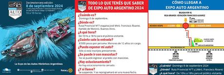 Expo Auto Argentino 2024 llegará el domingo 8