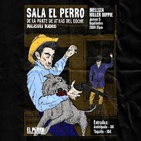 Concierto de Melliza y Killer Hippie en El perro de la parte de atrás del coche