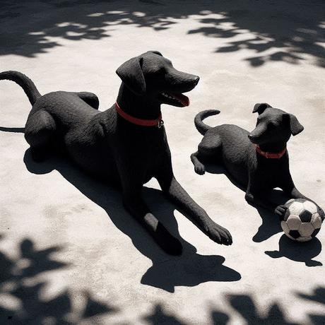 Labradores  usando IA
