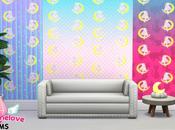 Sims Walls: Sailor Moon Wall Updated 2024