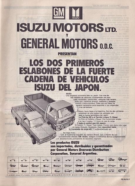 Isuzu KB e Isuzu TL Diesel presentados en el año 1981 Isuzu KB e Isuzu TL Diesel presentados en el año 1981
