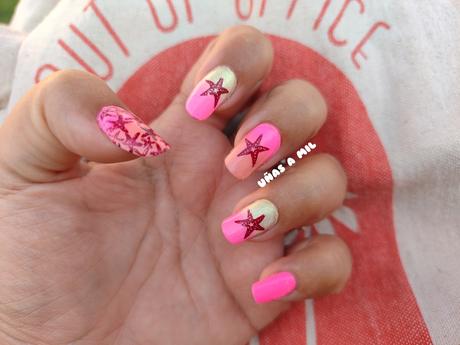 Diseño de uñas para verano: Estrella de Mar
