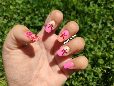 Diseño de uñas para verano: Estrella de Mar