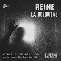 Concierto de Reine y La Doloritas en El perro de la parte de atrás del coche